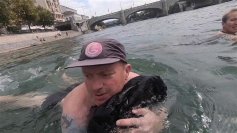 Floating Down The Rhine In Basel Switzerland Youtube