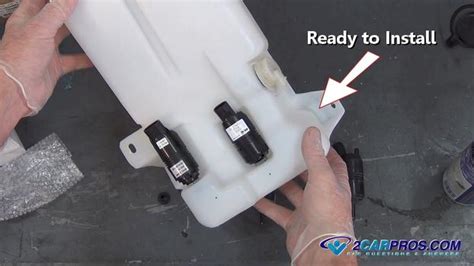 How To Replace An Automotive Windshield Washer Motor