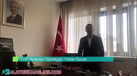 CHP Amerika Temsilcisi Yurter Özcan Amerika da Seçim takvimi ve