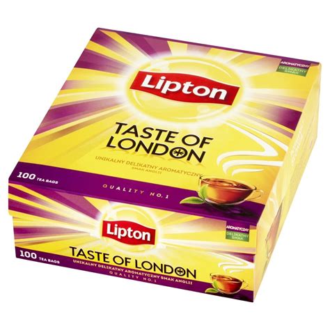 Herbata Czarna Lipton Taste Of London G Szt Lipton Sklep