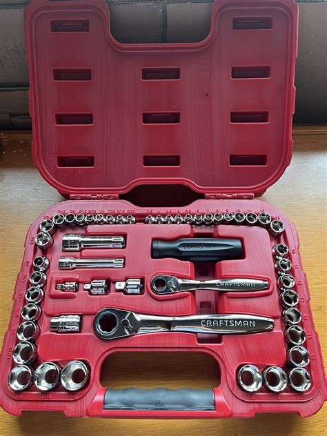 Craftsman Max Axess Pass Through Socket Set 51 Piece 29309 Ebay