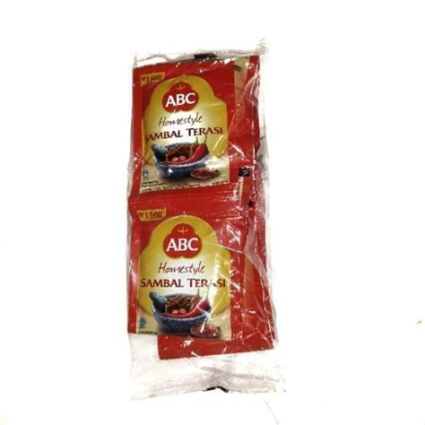 Jual Sambel Terasi Abc Sachet Bungkusx Gr Shopee Indonesia