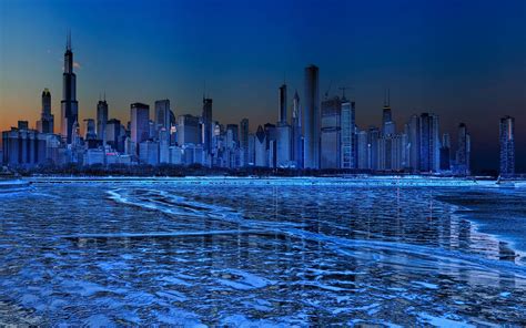 Chicago At Night Wallpapers Top Free Chicago At Night Backgrounds