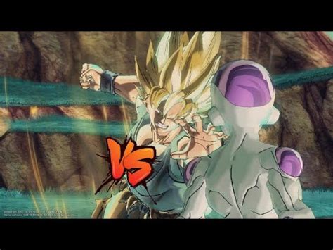 Dbxv Ssj Goku Vs Final Form Frieza Youtube