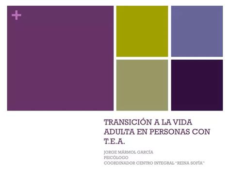 Ppt TransiciÓn A La Vida Adulta En Personas Con T E A Powerpoint