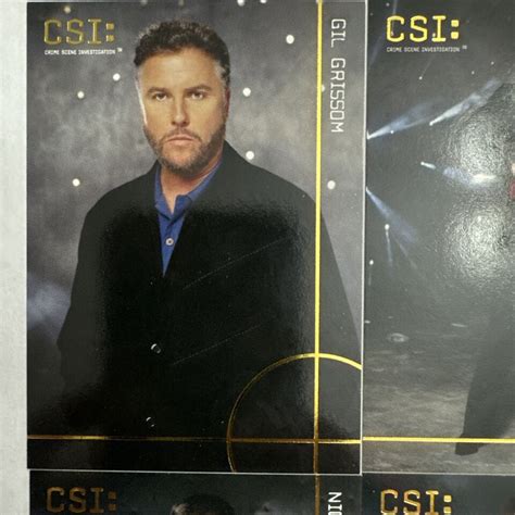 Strictly Ink Csi Vegas Series Character Card Set Csi F To Csi F