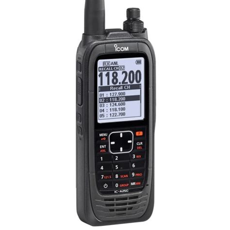 iCom IC A25CE Walkie VHF banda aérea Zona Outdoor