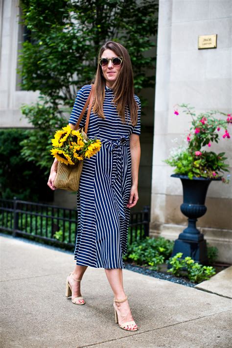 Stripe Midi Dress From J Crew Ladylike Style Sequins And Stripes