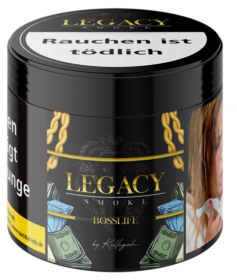 Legacy Smoke Tabak Bosslife G Kaufen Shisha Oase