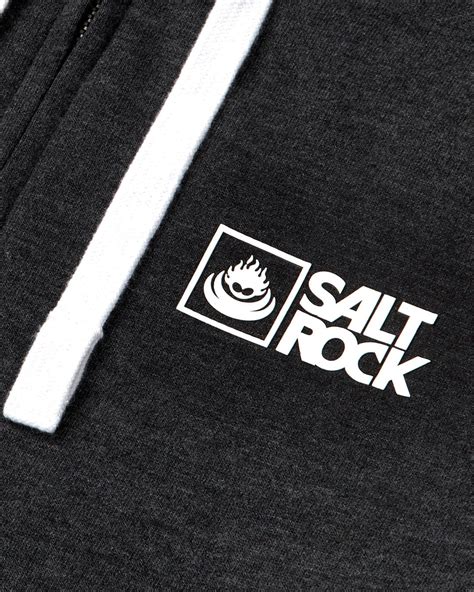 Saltrock Original - Mens Zip Hood - Dark Grey