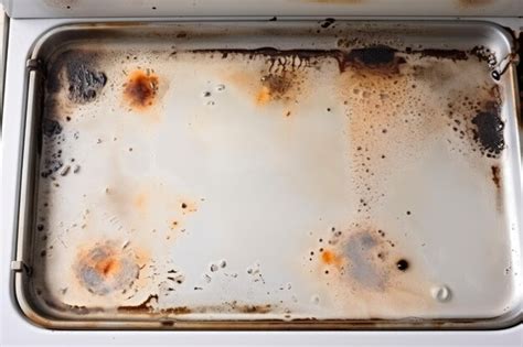 Premium Photo Dirty Stains And Grease Texture On White Stove