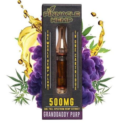 Pinnacle Hemp Full Spectrum Cbd Cartridge 1ml Vapesourcing