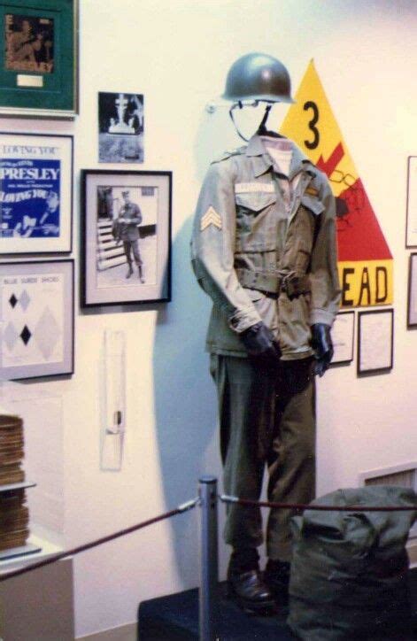 Elvis' Army Uniform on Display at Graceland