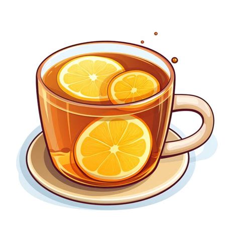 Premium Vector Sticker Vector Logo Hot Toddy Vector White Background I