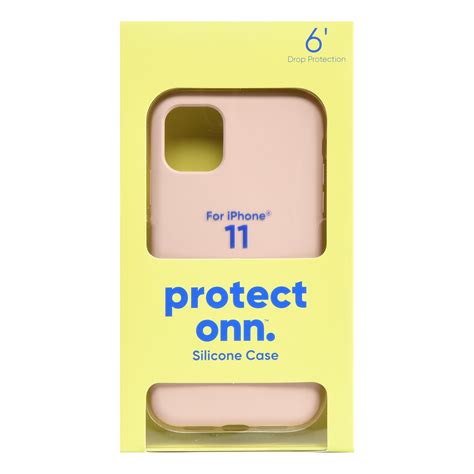 Onn Silicone Case For Iphone 11 Pink