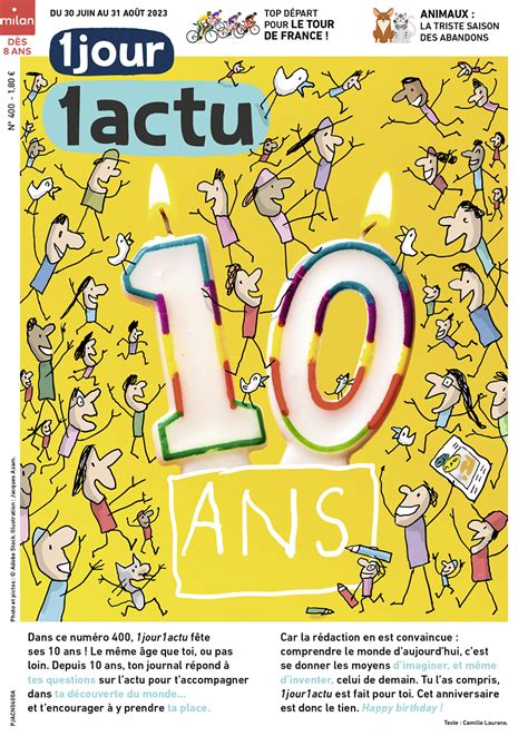 N 400 Du 30 juin au 31 août 2023 1jour1actu