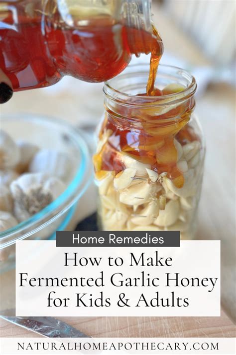 Easy Fermented Garlic Honey Recipe (Uses & Benefits) - Remedies