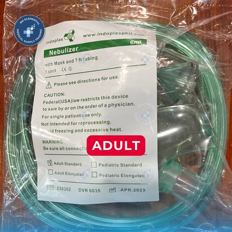 Indoplas Nebulizer Kit With Mask For Pedia And Adult Standard Lazada Ph