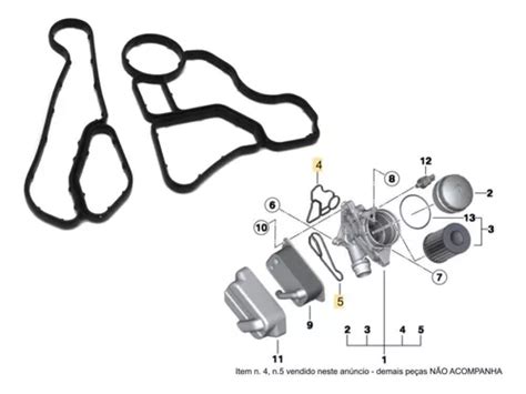 Juntas Do Radiador Oleo Bmw I N Turbo