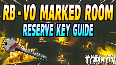 Rb Vo Marked Key Key Guide Escape From Tarkov Youtube