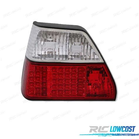 FEUX ARRIERE POUR VOLKSWAGEN VW GOLF 2 83 91 LED ROUGE BLANC