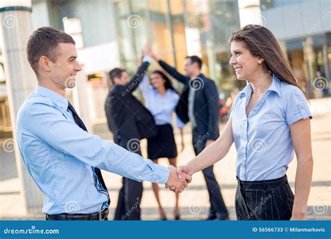 Successful Business Deal Stock Image Image Of Partners 56566733