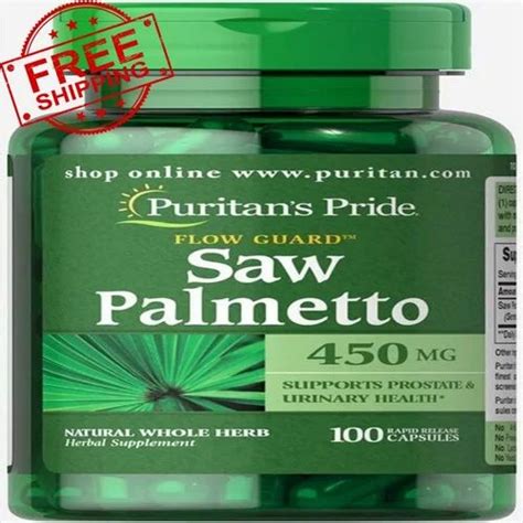 Puritan S Pride Saw Palmetto Mg Supports Prostate And Urinary