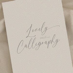 Calligraphy Font, Script Font, Wedding Font, Modern Font, Handwritten Font, Cricut Font, Cursive ...