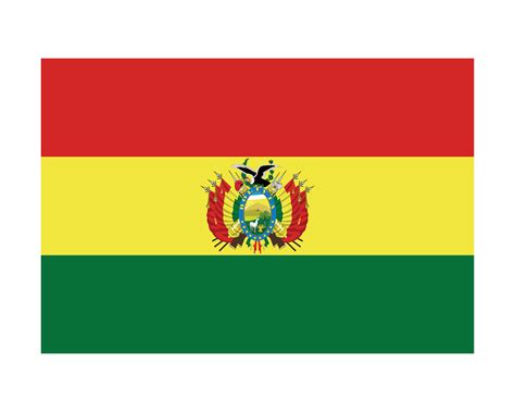 National Flag of Bolivia. Bolivian Country Flag. Plurinational State of