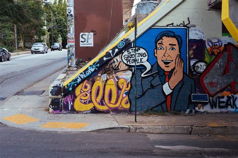 On The Grid Krog Street Tunnel Cabbagetown Atlanta Graffiti