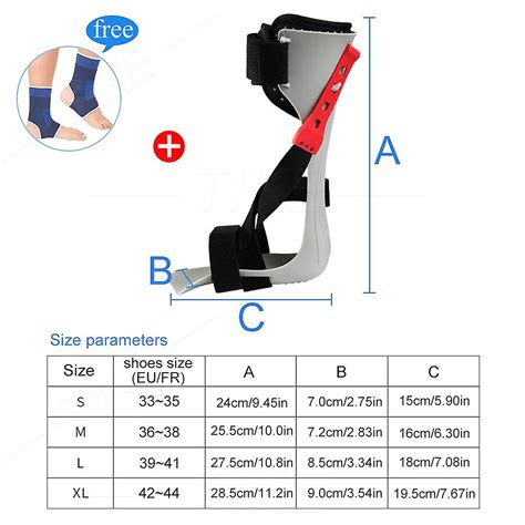 Nueva férula de soporte para el pie afo para la ortesis del tobillo y