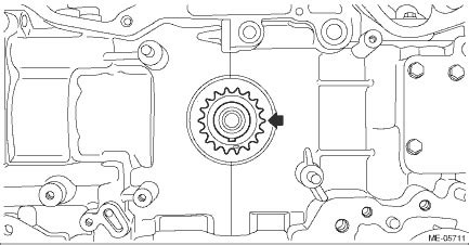 Subaru Crosstrek Service Manual Installation Crank Sprocket