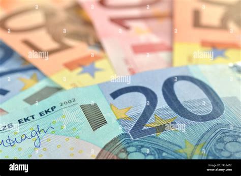 variety of euro banknotes Stock Photo - Alamy