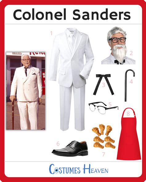 DIY Colonel Sanders Costume Ideas 2022 For Cosplay Halloween