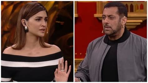 Bigg Boss 17 Salman Khan Asks Kriti Sanon ‘what Is This Attitude For