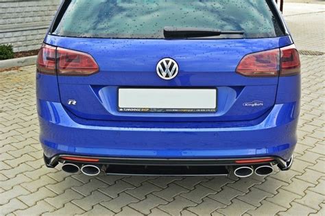 Central Rear Splitter Vw Golf Mk R Estate Without A Vertical Bar