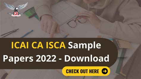 Icai Ca Isca Sample Papers 2024 Download Pdfs Mtps