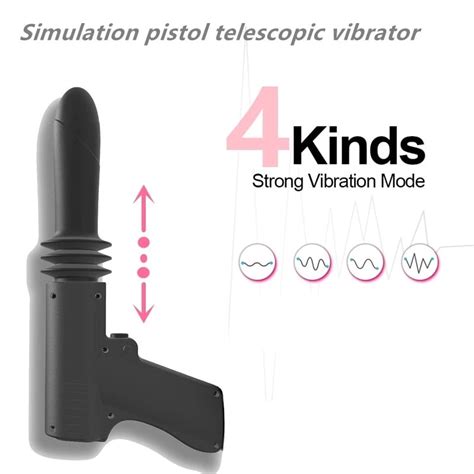 Máquina de sexo vibrador telescópico vibrador brinquedos sexuais para