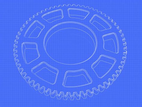 Download free photo of Blueprint, gear, design, engineering, technology ...