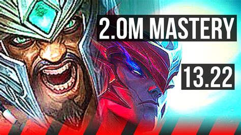 Tryndamere Vs Yone Top 2 0m Mastery 6 Solo Kills 900 Games Kr