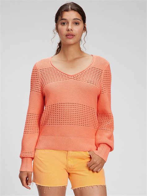 Open Stitch Sweater Gap Factory