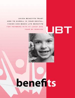 Fillable Online Benefitstrust UNION BENEFITS TRUST HOW TO ENROLL IN