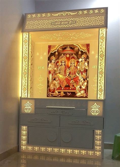 Colour Full White Corian Temple Mandir For Home At Rs Sq Ft In