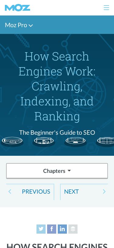 Moz Beginners Guide To Seo How Search Engines Operate SEO Report