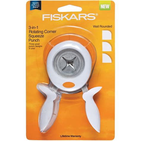 Fiskars Squeeze Punch In Corner Punch Well Rounded Walmart