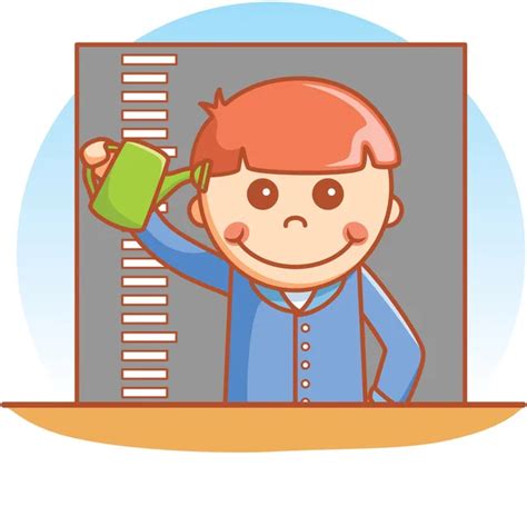 Cartoon boy growing up — Stock Vector © maxiharmony #75660827