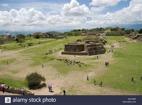 Monte Alban Ruin Site Oaxaca Mexico 500 BC 750 AD The Oldest Stone