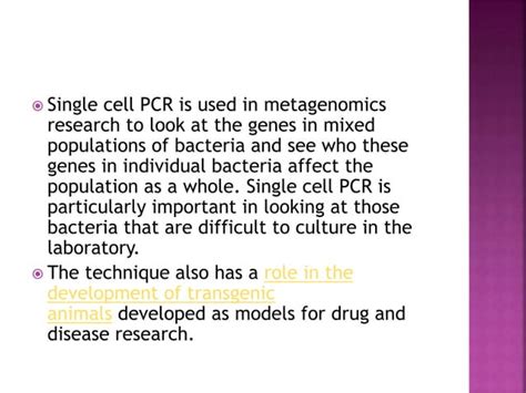 Single Cell Pcr Ppt