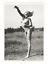 1930 GERHARD RIEBICKE Original Female Nude Athlete Discus Silver