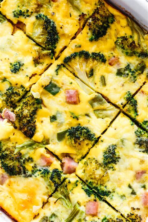 Ham And Broccoli Breakfast Casserole Downshiftology